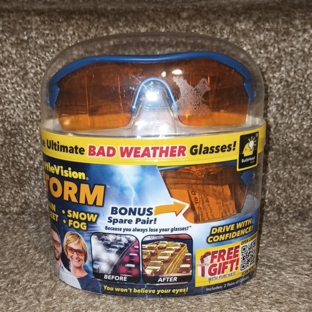 BattleVision Storm Glasses Set with Spare